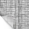 Teacher Created Resources® Peel and Stick Decorative Paper Roll, 17-1/2" x 10 ft, Black Freestyle Grid - 2 of 4