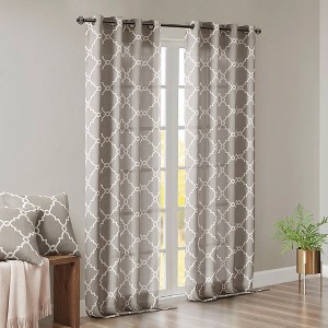 Kumasinova 63"/84"/95"/108" Bedroom Curtains with Grommet Top,Single Window Curtains Panel for Living Room,Kitchen Curtains for Window Treatments - 1 of 4
