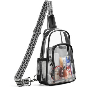 Crossbody Bag - Stadium Compliant Clear Purse for Women, See-Through Bag for Concerts, Sporting Events - 1 of 4