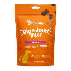 Zesty Paws Hip & Joint Mobility Soft Chews for Dogs - Duck Flavor - 60ct - 1 of 4