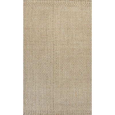 Estera Ivory Handwoven Chunky Jute Rectangular Rug