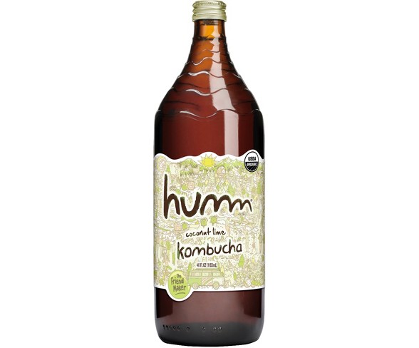 Humm Kombucha Coconut Lime - 40 fl oz