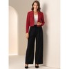 INSPIRE CHIC Women's Notched Lapel Collar Button Casual Office Blazers - 4 of 4