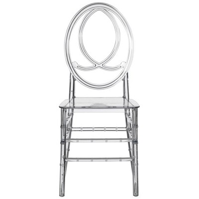Crystal Clear Acrylic Armless Dining Chair, 36" Height