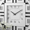 Wall Clock,Mirrored Wall Clock With Faux GemStones Inlay,Roman Numeral Wall Clock,Wall Clocks For Living Room-Cuddlewood - 2 of 4