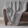 Gulches Knitted Throw Blanket - Double Sided, Machine Washable, 50x60 Inches for Couch & Bedroom - 2 of 4