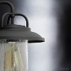 Urban Ambiance Luxury Modern Farmhouse Farmhouse Outdoor Wall Light,  11-1/2" x 8-5/8",  Black Finish, UHP1140 - 4 of 4