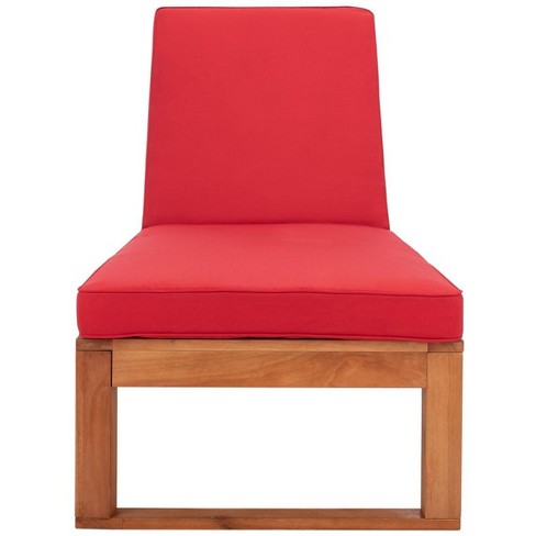 Solano Sunlounger Natural red Safavieh Target