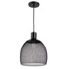 Chloe Lighting IRONCLAD Industrial 1 Light Textured Black Mini Ceiling Pendant 11.5" Wide - 2 of 2