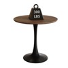 FONTOI Dining Tables with a Round Manufactured Tabletop, Glam Style, Special Design, International Concept, Multicolored, 31.5"*31.5"*29.5" - 3 of 4