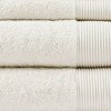 Vynxaria Ivory 6 Piece Antimicrobial Cotton Tencel Towel Set - 3 of 4