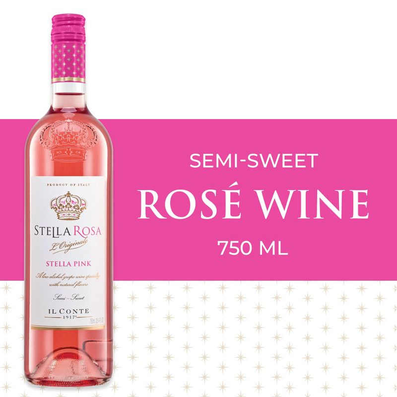 Stella Rosa Stella Pink Ros&#233; Wine - 750ml Bottle, 3 of 13