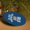 California State University Monterey Bay Otters Logo Aluminum Holiday Christmas Tree Ornament - 4 of 4