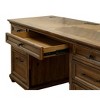 Porter Traditional Wood Office Desk Brown - Martin Furniture - image 3 of 4