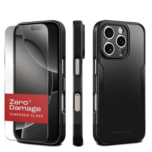 SAHARA - Classic Series Case & Tempered Glass Kit for iPhone 16 Pro Max - 1 of 4