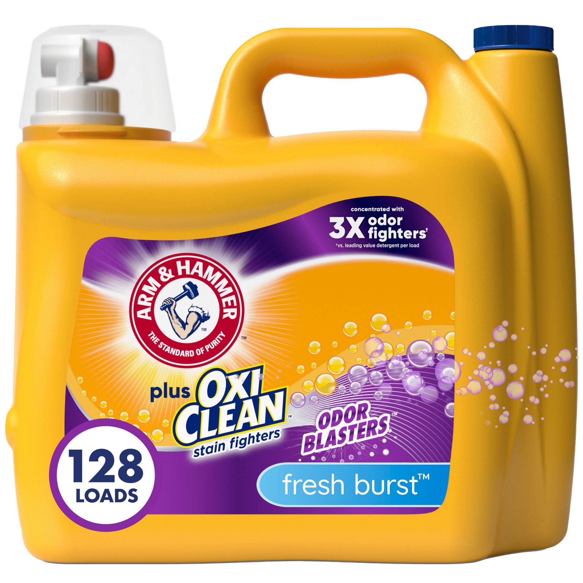 Arm & Hammer Plus OxiClean Odor Blasters Liquid Laundry Detergent  - 166.5 fl oz