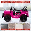 Ride On Car,12V Electric Car for Kids with Remote Control, MP3, LED Headlights, 2 Motors, Ride On Toys for Boys Girls - 4 of 4
