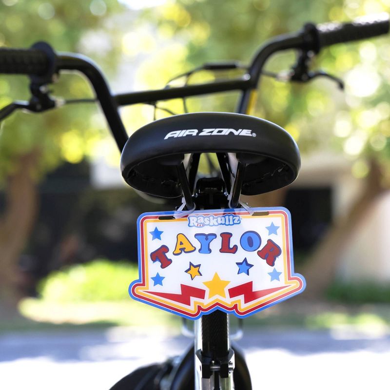 Raskullz Kids&#39; License Plate Bike Decorations - Super Squad Stars, 4 of 7