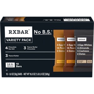 RXBAR Peanut Butter Chocolate Variety Pack - 18.3oz/10ct - 1 of 4