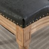 GDFStudio Elmer Button-Tufted Faux Leather Dining Chair with Nailhead Trim (Set of 2) - 4 of 4