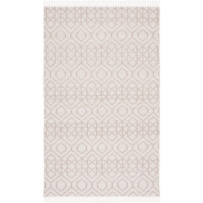 Coastal Breeze Hand-Woven Cotton Ikat 6' x 9' Area Rug