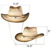 ArtCreativity Straw Cowboy Hat for Teens, 1 Pieces - 4 of 4
