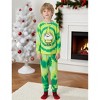 PATPAT Christmas Family Pajama Set: Christmas Tie-Dye Print Pajamas with Christmas Plaid Socks - 3 of 4