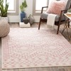 Livabliss Ustad 2'7"x7'3" Runner Tufted Indoor Area Rugs Pale Pink: Stain-Resistant Polypropylene, Classic Shapes, Handmade - 2 of 4
