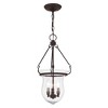 Livex Lighting Canterbury 3 - Light Pendant in  Bronze - 4 of 4