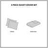 3Pcs Duvet Set, Solid Bedding Set, Polyester Bed Comforter - 3 of 4