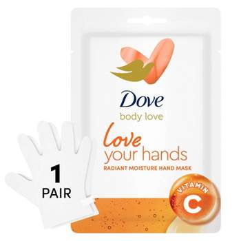 Dove Beauty Body Love Radiant Moisture Hand Mask - 1 pair