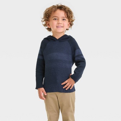 Toddler Boys Pullover Sweater Cat Jack Blue 18m Target