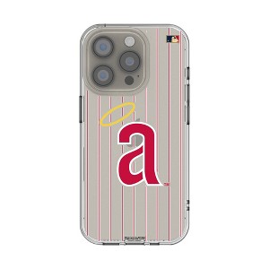 MLB Cooperstown West Teams Pinstripe Clear Cell Phone Case for Apple iPhone - 1 of 4