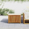vidaXL Cushion Box Wood Natural Solid Acacia wood Medium Cushion Box - 3 of 4