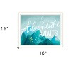 HomeRoots Adventure Awaits White Framed Print Wall Art - 3 of 3