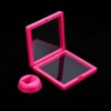 Unique Bargains Transparent PE Material Modern Elegant Floating Frame Display Holder Stand 4 Pcs - 4 of 4