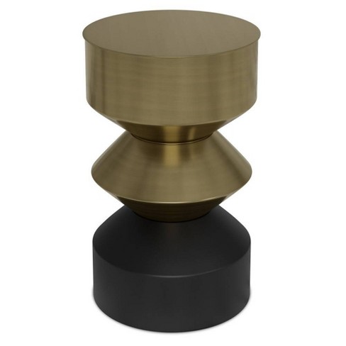 Brass side table target deals