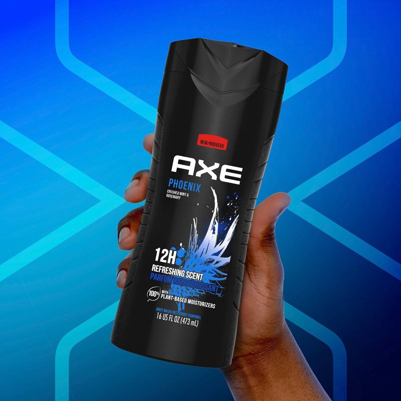 Axe Phoenix Clean + Cool Crushed Mint &#38; Rosemary Scent Body Wash Soap - 2pk/16 fl oz, 6 of 10