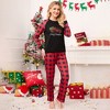 Christmas Pajamas for Family Pjs Matching Sets PlaidShirts Pants Sleepwear Nightwear Women Men Kids - 3 of 4