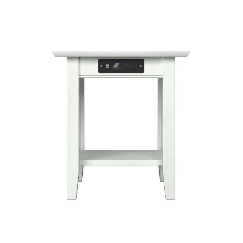 Nantucket End Table with Charger - AFI, 4 of 8