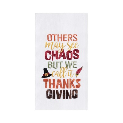 C&F Home Chaos Thanksgiving Flour Sack Kitchen Dishtowel