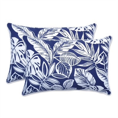 2pc Delray Outdoor/Indoor Throw Pillows - Pillow Perfect
