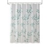 VYNXARIA Modern contemporary shower curtain,Lightweight sheer fabric for a fresh look and feel,Seafoam - 2 of 4