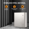 Outdoor Electrical Box, IP66 Waterproof, Stainless Steel Electrical Junction Box with Mounting Plate, Perfect for Indoor and Outdoor Projects - 3 of 4