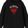 Dungeons & Dragons Red Dragon Chaotic Evil Boy's Black Sweatshirt - image 2 of 3