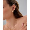 14K Gold Plated Huggie Hoops - Celestial North Star/Butterfly/Heart Designs, Cubic Zirconia Accents - 4 of 4