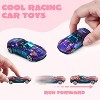 Joyfy 28 Packs Valentine's Day  Die-Cast Cars with Cards for Kids‘  Classroom Exchange Gifts - 3 of 4