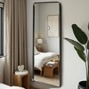 Spassway 38"H x 26"W Rectangle Decorative Aluminum Alloy Mirror Art Designs for Living Room Bedroom Entryway Office Home Black/Gold/Sliver Available - 2 of 4