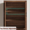 Garvee Tall Kitchen Pantry, Wood Pantry Storage Cabinet with 4 Doors & Adjustable Shelves, Farmhouse Freestanding Pantry Cupboard for Dining - 4 of 4