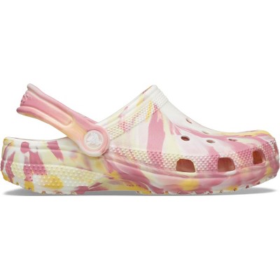 Crocs Kids Classic Glow Marbled Clogs
